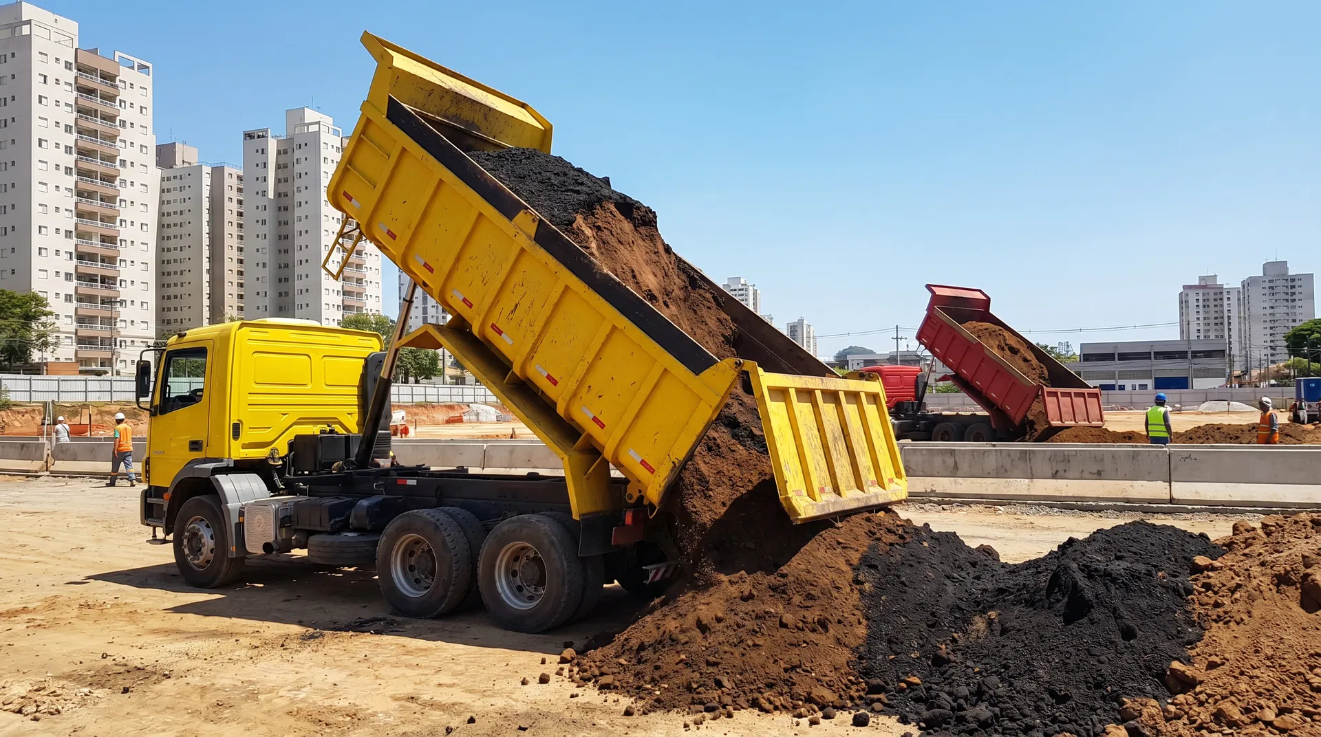 Aterro com máquina Bobcat em Curitiba